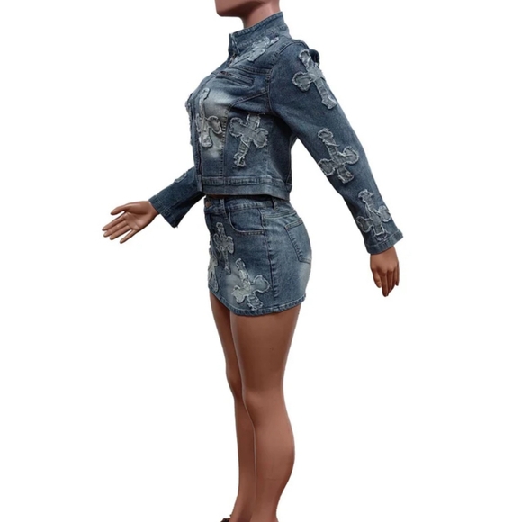 Don't Cross me denim - Picture 6 of 9